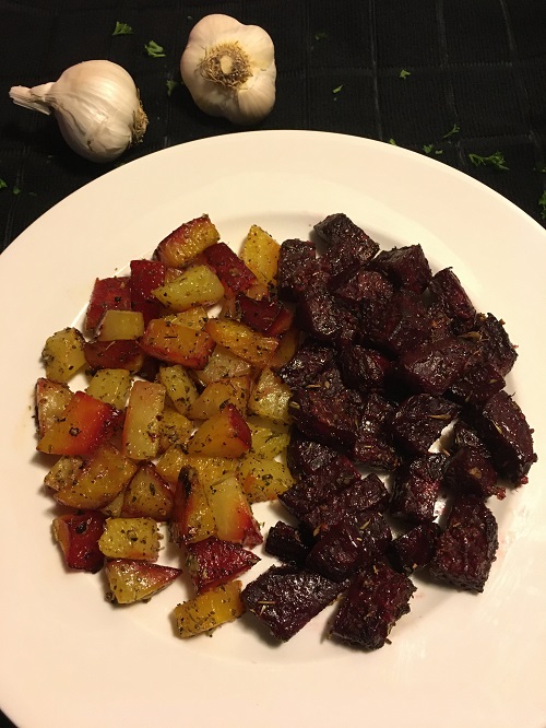 Herb Garlic Roasted Beets Aubrey's Kitchen