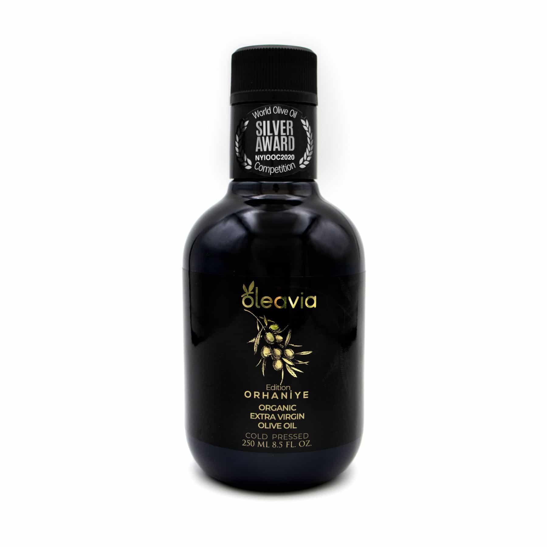 bottle of oleavia olive oil