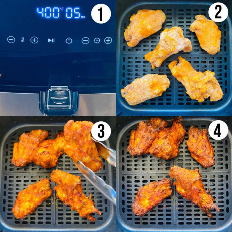 Air Fryer Frozen Chicken Wings Aubrey's Kitchen