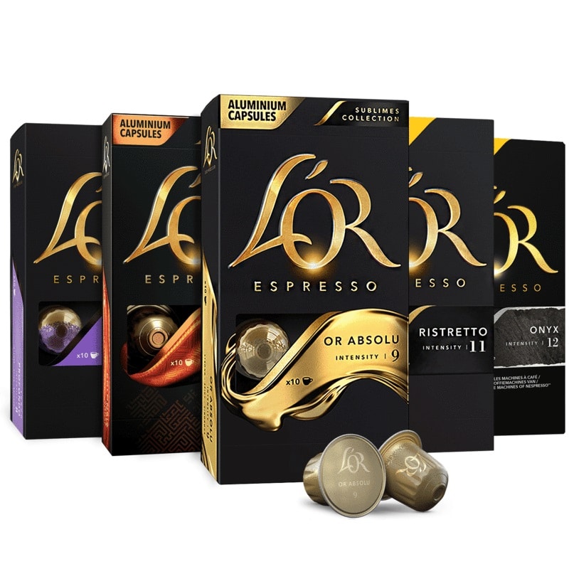 lor espresso pod variety pack boxes of 5 flavors