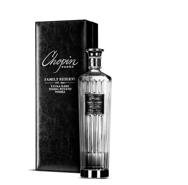 chopin family reserve vodka and gift box