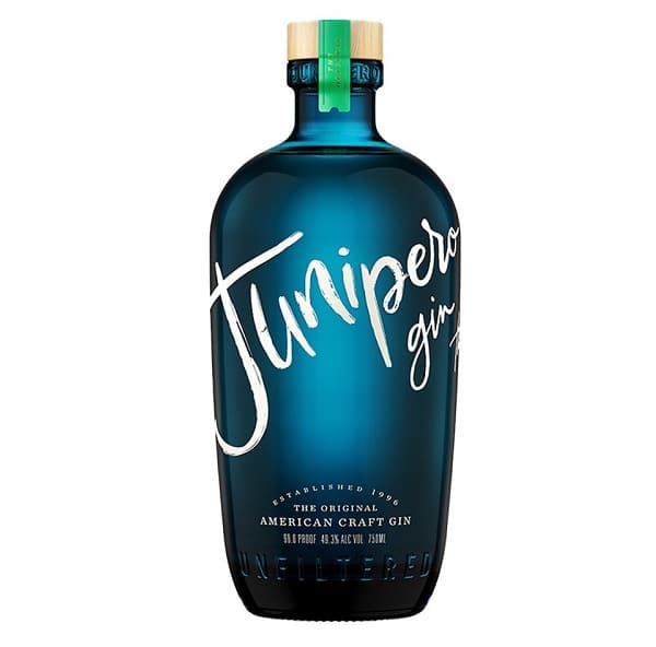 bottle of junipero gin