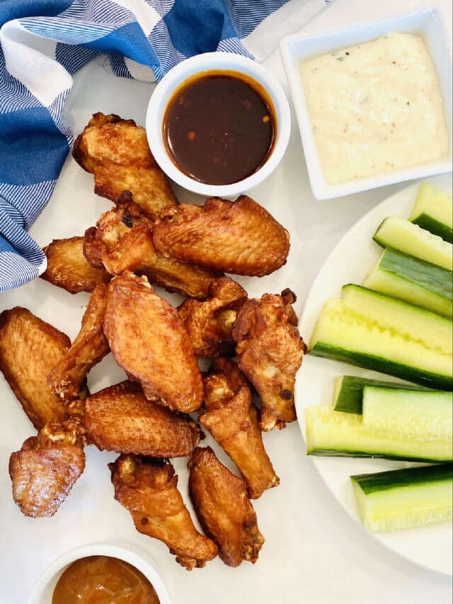 Brined Chicken Wings Smoked, Baked, Grilled, Air Fryer and Deep Fried