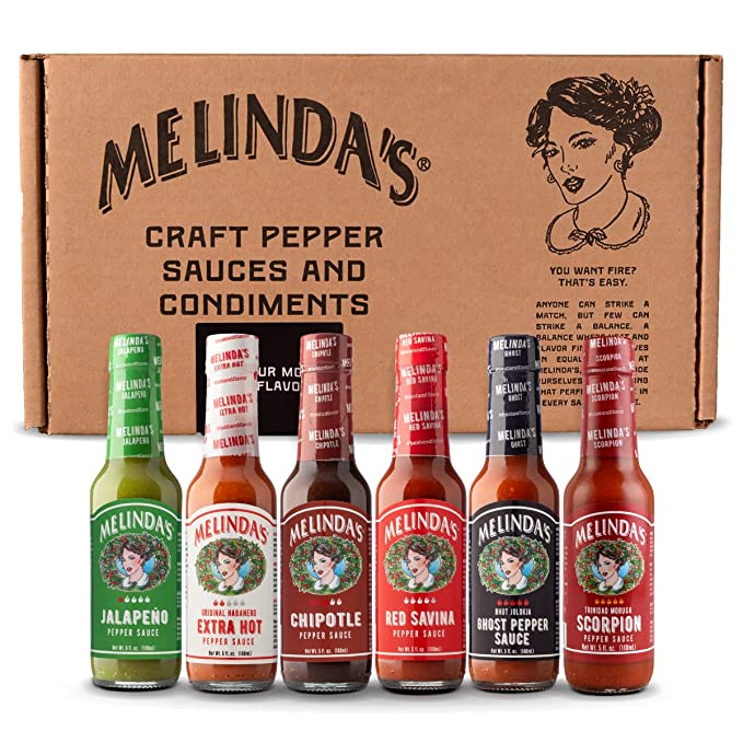 Melinda's hot sauce gift set