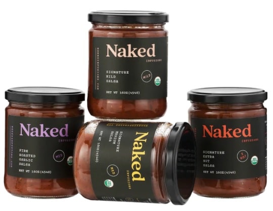 4 jars of naked salsa