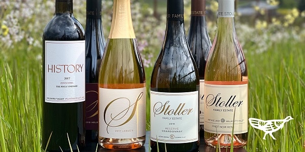 multiple bottles of stoller wine