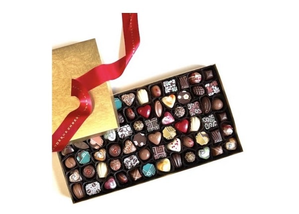 box of chocolate moderne chocolates
