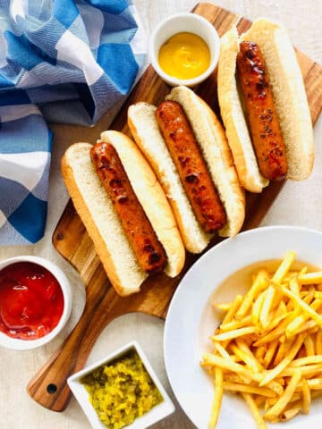 Air Fryer Chicken Sausage - Aubrey's Kitchen