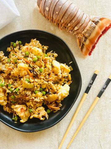 Lobster Stock Rice Lobster Fried Rice - Aubrey's Kitchen