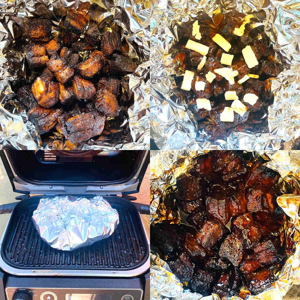 how to cook pork belly burnt ends process shots 5 through 8.