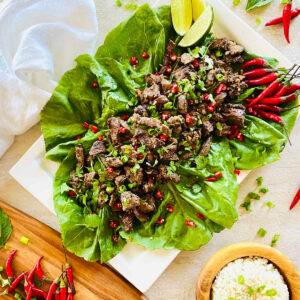 Laotian Meat Salad recipe.