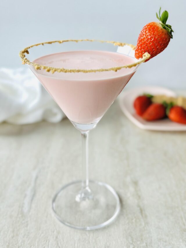 Strawberry Cheesecake Martini Aubrey's Kitchen